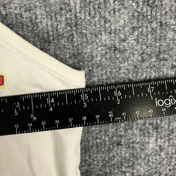 High Fever Top Womens Size L-XL White Bike Rally Sturgis Vintage - Picture 5 of 8